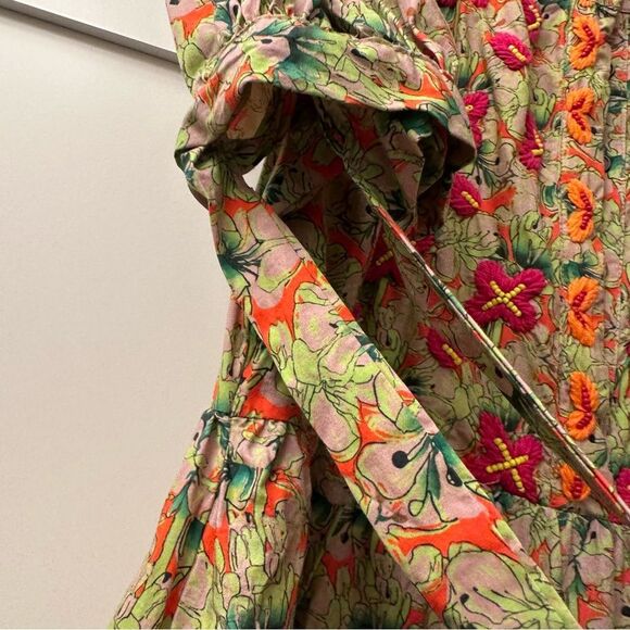 Anthropologie Roopa Pemmaraju Beaded Auretta Mini Dress Size Medium - Picture 8 of 15